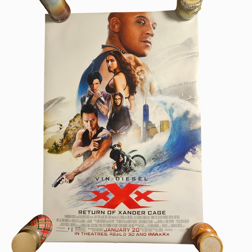 xXx: Return of Xander Cage 27x40 Movie Poster 2017 Vin Diesel Paramount D/S